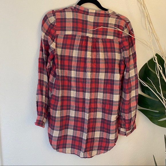 Anthropologie Super Soft Plaid Button Down - Picture 7 of 9